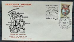 Envelope PVT 219A FIL 1975 Arqueologia Brasileira Piaui CBC e CPD PA Belem