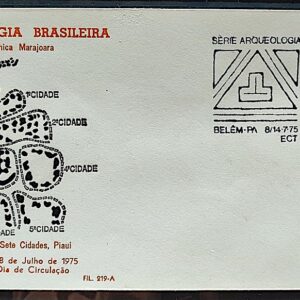 Envelope PVT 219A FIL 1975 Arqueologia Brasileira Piaui CBC e CPD PA Belem