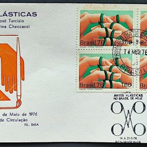 Envelope PVT 245A FIL 1976 Artes Plasticas CBC e CPD Brasilia
