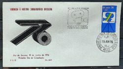 Envelope PVT 249A FIL 1976 Cinema Filme CBC e CPD RJ
