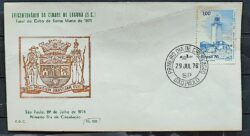 Envelope PVT 252 FIL 1976 Tricentario de Laguna Farol SC CPD SP