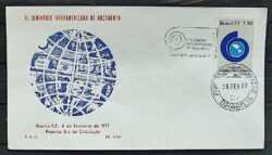 Envelope PVT 271A FIL 1977 Seminario Interamericano de Orcamento Economia CBC e CPD Brasilia