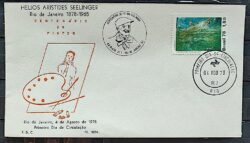 Envelope PVT 322 FIL 1978 Centenario Aristides Seelinger Arte CBC e CPD RJ