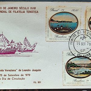 Envelope PVT 357 FIL 1979 Pinturas do Rio de Janeiro Arte Navio Lapa CPD SP