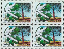 C 1665 Selo 40 Anos da Sociedade Botanica Sabia da Caatinga 1990 Quadra