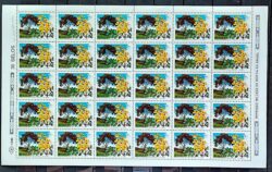 C 1666 Selo 40 Anos da Sociedade Botanica Pau Brasil 1990 Folha