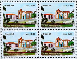 C 1668 Selo Arquitetura Religiosa Religiao Igreja Nossa Senhora da Vitoria Oeiras Piaui 1990 Quadra