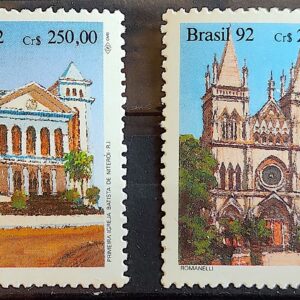 C 1771 Selo Arquitetura Religiosa Igreja 1992 Serie Completa