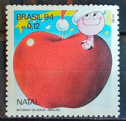 C 1928 Selo de Natal Ziraldo Maca 1994