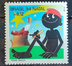 C 1930 Selo de Natal Ziraldo Saci Perere 1994