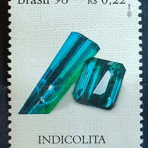 C 2071 Selo Pedras Brasileiras Indicolita 1998
