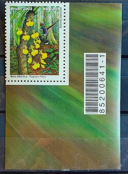 C 2541 Selo Despersonalizado Mata Atlantica 2003 Codigo de Barras
