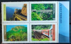 C 3611 Selo Estrada de Ferro da Serra do Mar Paranaense Trem Locomotiva 2016 Vinheta Site