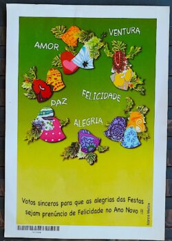 Cod 0057 AEROGRAMA NATAL 2005 SINOS COLORIDOS 2005