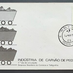 Envelope FDC 193 1980 Industria do Carvao de Pedra Energia CPD ES