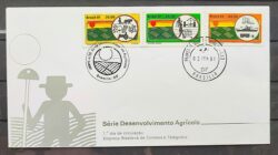 Envelope FDC 217 1981 Desenvolvimento Agricola Agricultura Navio Caminhao CBC e CPD Brasilia