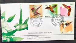 Envelope FDC 221 1981 Fauna Brasileira Beija Flor CPD SP 02