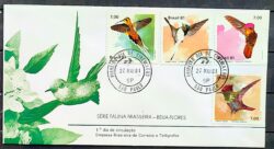 Envelope FDC 221 1981 Fauna Brasileira Beija Flor CPD SP 03