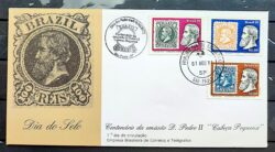 Envelope FDC 227 1981 Cabeca Pequena Dom Pedro Monarquia CBC e CPD SP 01
