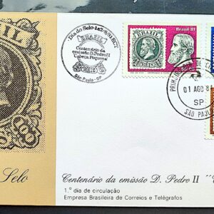 Envelope FDC 227 1981 Cabeca Pequena Dom Pedro Monarquia CBC e CPD SP 01