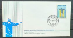 Envelope FDC 233 1981 Cristo Redentor Religiao CPD Juiz de Fora