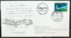 Envelope FDC 235 1981 Santos Dumont Aviao CPD SP 02