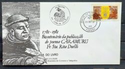 Envelope FDC 236 1981 Dia do Livro Caramuru Rita Durao CBC e CPD PR 01