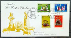 Envelope FDC 237 1981 Natal Religiao Presepios CBC e CPD PR