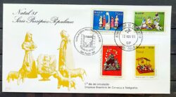 Envelope FDC 237 1981 Natal Religiao Presepios CBC e CPD SP 02