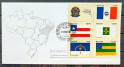 Envelope FDC 238 1981 Estados Brasileiros Alagoas Bahia Pernambuco Sergipe CPD MG
