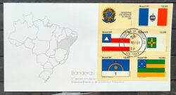 Envelope FDC 238 1981 Estados Brasileiros Alagoas Bahia Pernambuco Sergipe CPD SP 01