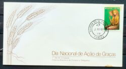 Envelope FDC 239 1981 Dia Acao de Gracas Religiao CPD PR
