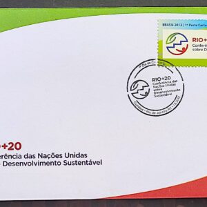 Envelope FDC 727C 2012 Rio 20 Logo CBC RJ