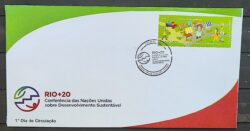 Envelope FDC 727F 2012 Rio 20 Producao Local Caminhao CBC RJ