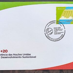 Envelope FDC 727I 2012 Rio 20 Energia Hidreletrica CBC RJ