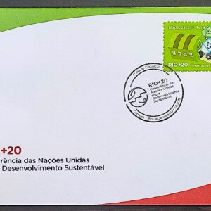 Envelope FDC 727Q 2012 Rio 20 Coleta Seletiva Caminhao CBC RJ