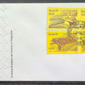 Envelope PVT 000 1975 Fortes Coloniais Militar CPD RS