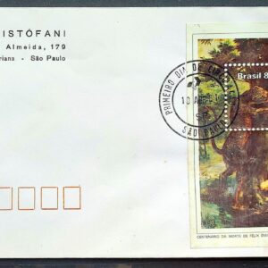 Envelope PVT 000 1981 Felix Emile Taunay Cacador e a Onca CPD SP