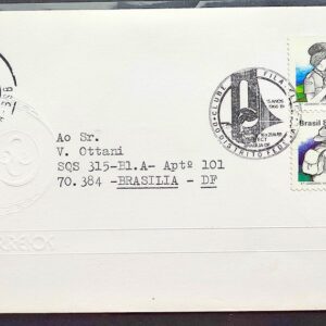 Envelope PVT 000 1981 Jamboree Panamericano Escotismo CBC e CPD Brasilia