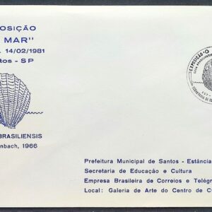 Envelope PVT 000 1981 Jangada Exposicao o Mar CBC SP