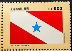 C 1497 Selo Bandeira Estados do Brasil Para 1985