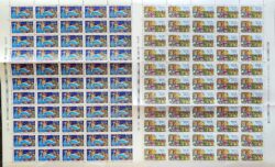 C 1534 Selo Lubrapex Filatelia Servico Postal 1986 Folha Serie Completa