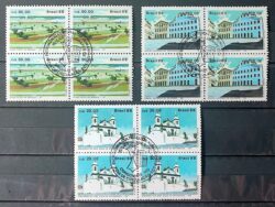 C 1585 Selo Lubrapex Portugal Matosinhos Jorge Amado Brasilia 1988 Quadra CBC MG DF BA Serie Completa