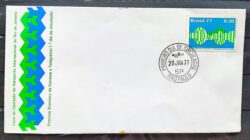 Envelope FDC 113 1977 Aeroporto do Rio de Janeiro Aviao CPD SP