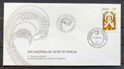 Envelope FDC 190 1979 Dia de Acao de Gracas Religiao CBC e CPD BSB 02