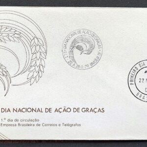 Envelope FDC 190 1979 Dia de Acao de Gracas Religiao CBC e CPD BSB 02