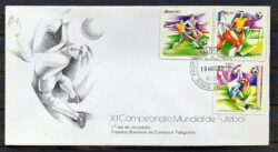 Envelope FDC 246 1982 Futebol Copa do Mundo Espanha CPD MG
