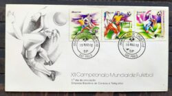 Envelope FDC 246 1982 Futebol Copa do Mundo Espanha CPD SP