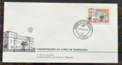 Envelope FDC 252 1982 Curso de Museologia Museu CPD SP 02