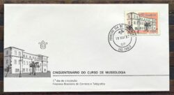 Envelope FDC 252 1982 Curso de Museologia Museu CPD SP 03